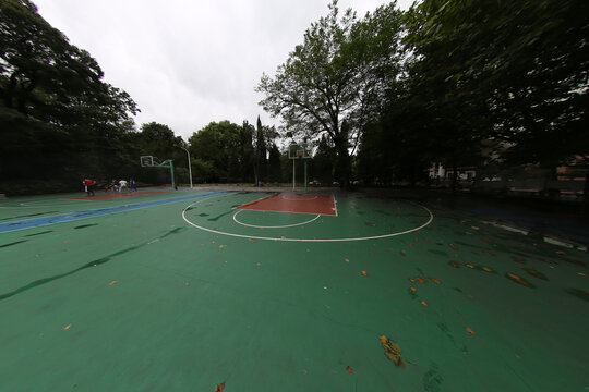 贵州大学老校区篮球场