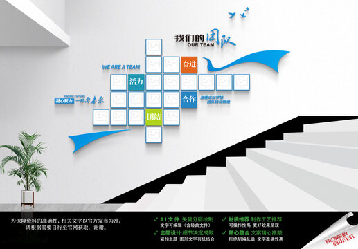 企業(yè)樓梯照片墻