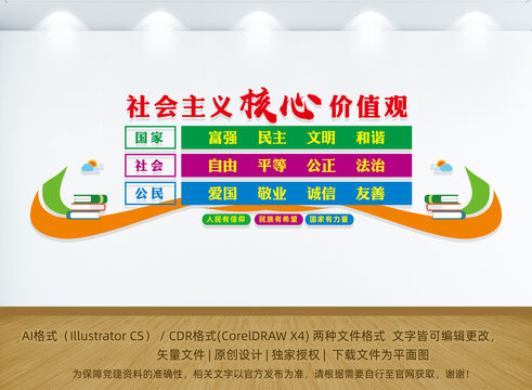 校園核心價值觀文化墻
