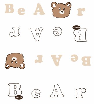 字母小熊