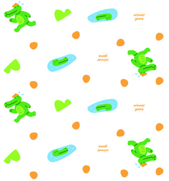 頑皮的小鱷魚(yú)
