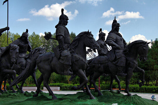 成吉思汗公园雕塑