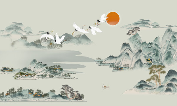 古風(fēng)山水畫
