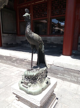 北京故宫动物雕塑