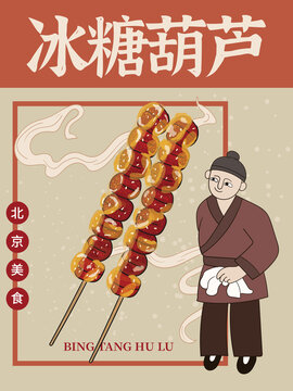 手繪冰糖葫蘆