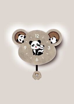 熊猫装饰画