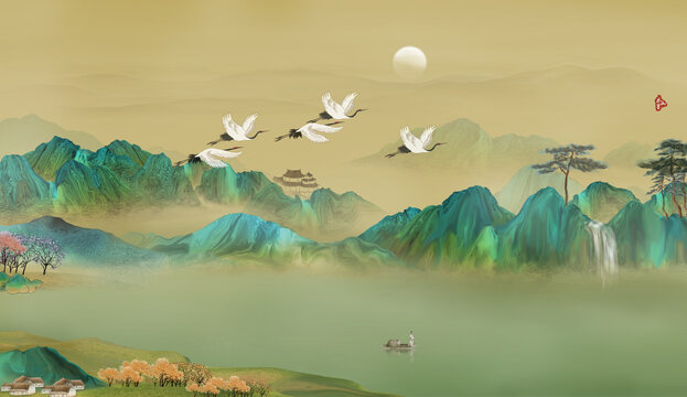 中國風(fēng)山水