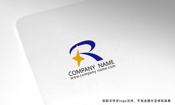 字母R標志logo設(shè)計