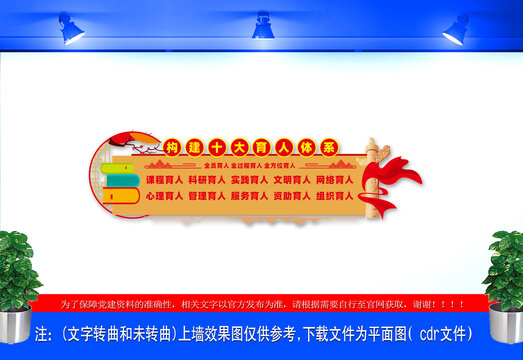 學(xué)校十大育人體系文化墻