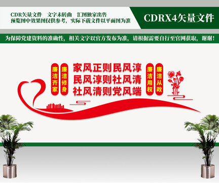廉潔文化墻
