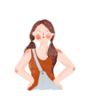 可愛(ài)女孩質(zhì)感頭像