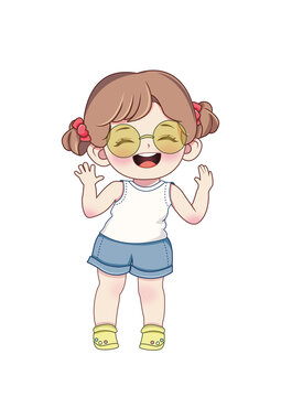 可愛小女孩