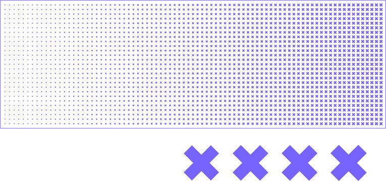 漸變叉號沖孔