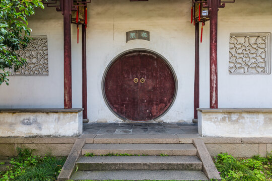 中式园林园门