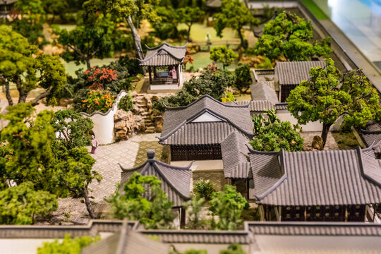 江南古建筑模型