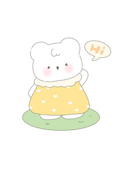 卡通小熊