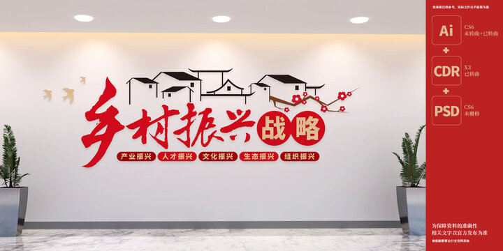 鄉(xiāng)村振興戰(zhàn)略標(biāo)語(yǔ)文化墻