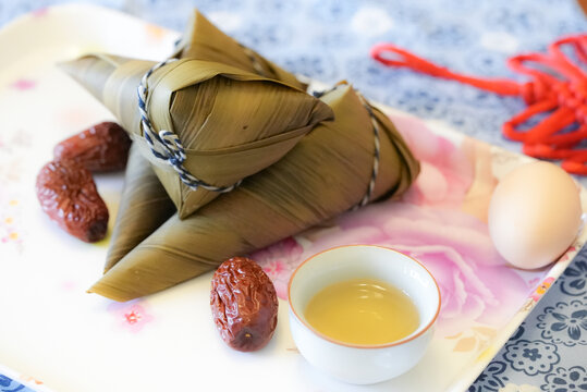 中国传统节日端午节的粽子