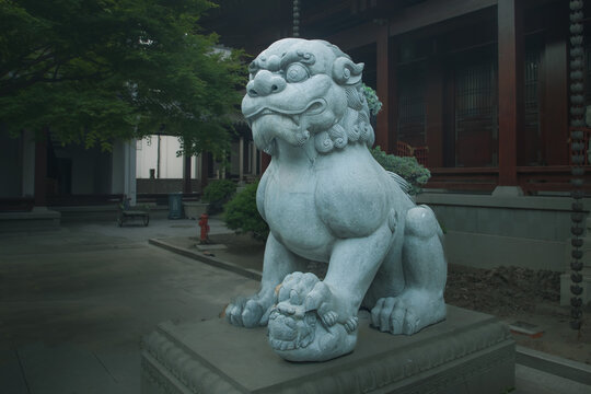 杭州香积寺石狮