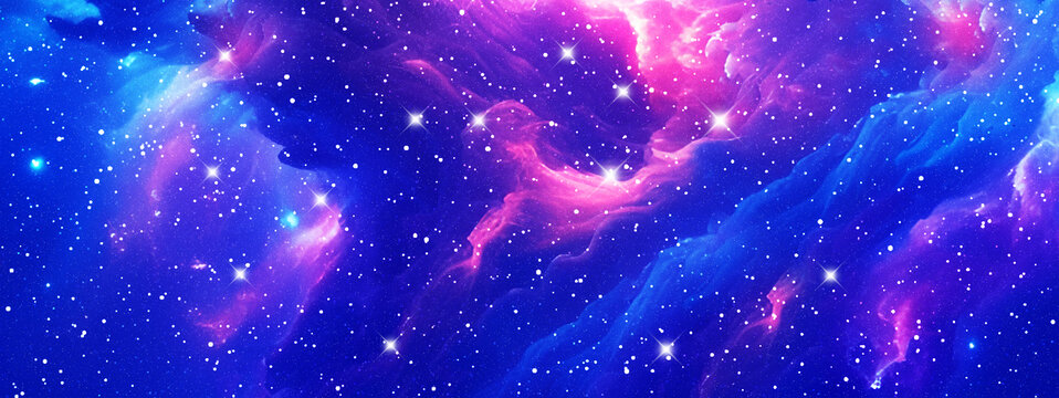 長(zhǎng)幅大氣唯美星空