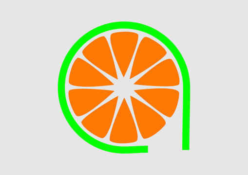 橙子橘子農(nóng)產(chǎn)品logo水果