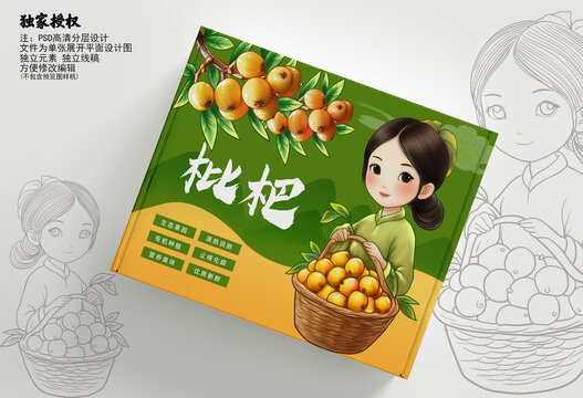 枇杷包裝