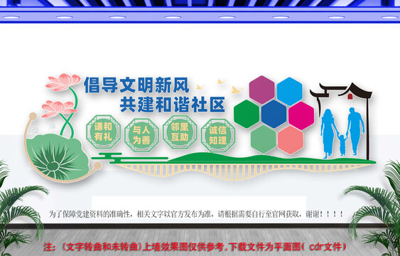 和諧社區(qū)照片文化墻