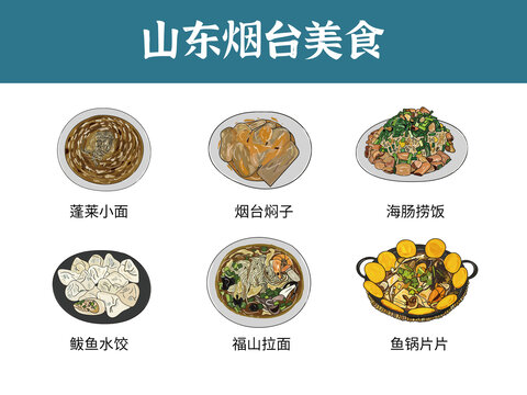 山東煙臺(tái)美食圖鑒