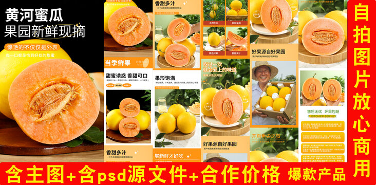 黃河蜜瓜詳情頁(yè)