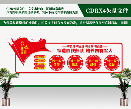 四鐵精神文化墻