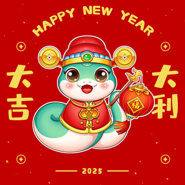 蛇年窗花紅包冰箱貼