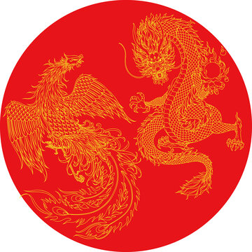 龍鳳線稿