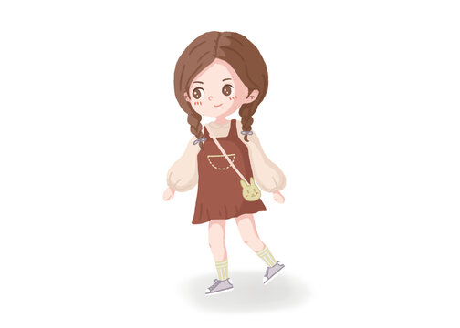 卡通女孩