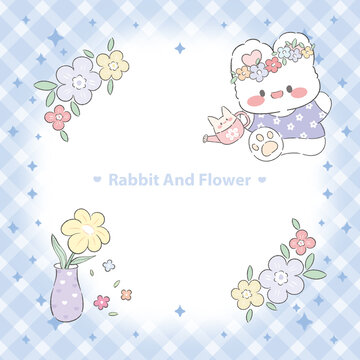 兔兔花朵便簽本