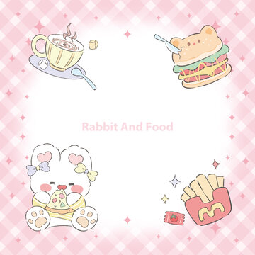 兔兔美食便簽本