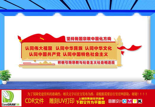 中華民族一家親五個(gè)認(rèn)同文化墻