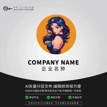 時尚潮流女人LOGO