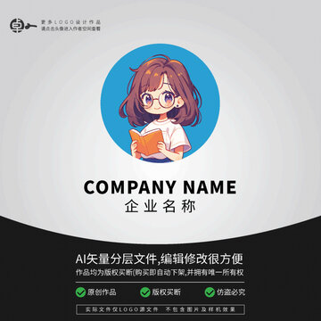 LOGO書(shū)店女生教師學(xué)生校園