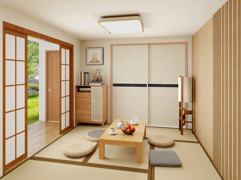 日式室內(nèi)圖片和室茶室裝修效果圖