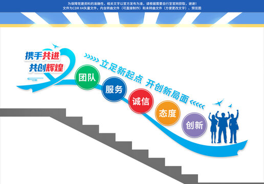 企業(yè)樓梯文化墻
