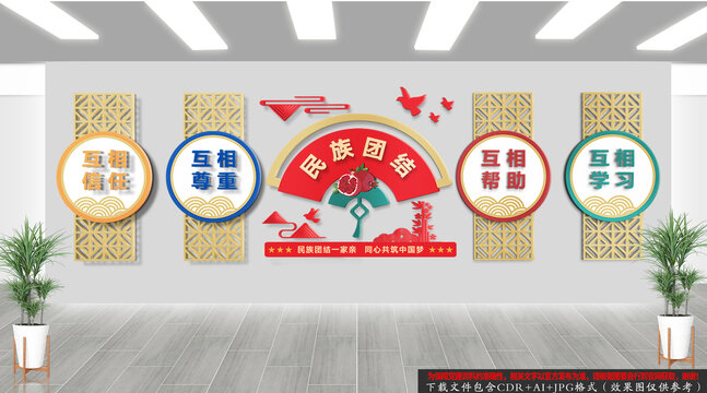 民族團(tuán)結(jié)文化墻