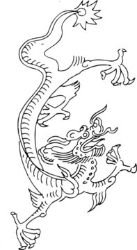 龍年簡筆畫