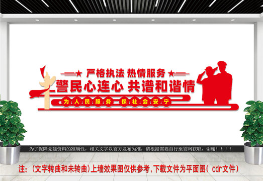 警察為民文化墻