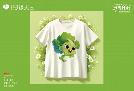 一個(gè)可愛(ài)的蔬菜水果卡通人物