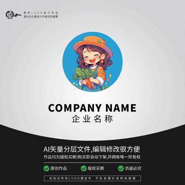 批發(fā)農(nóng)貿(mào)市場(chǎng)LOGO生鮮果蔬菜