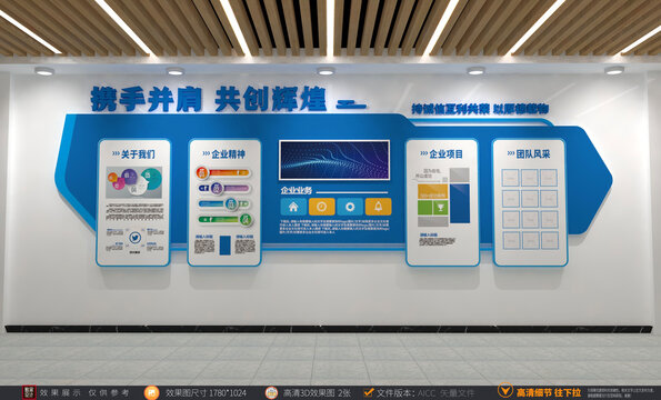 通用企業(yè)文化公司簡介文化墻