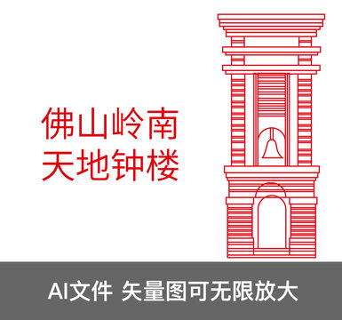 佛山嶺南天地鐘樓
