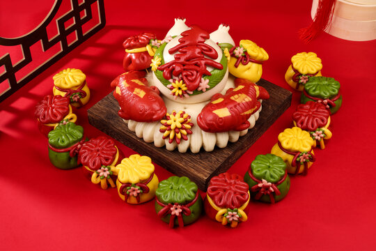 過(guò)壽字花餑餑組合1