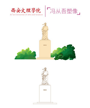 西安文理學院馮從吾像