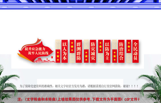 應(yīng)急救援管理局文化墻
